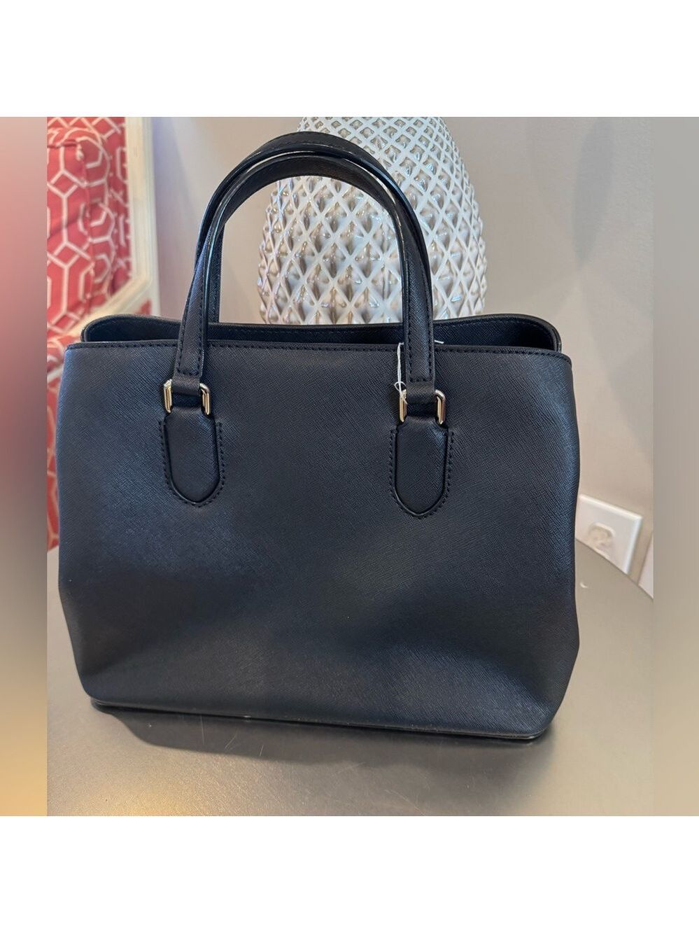 Kate Spade - Laurel Way Evangelie Satchel - EUC - Black Saffiano- Two Way Bag - Picture 4 of 12